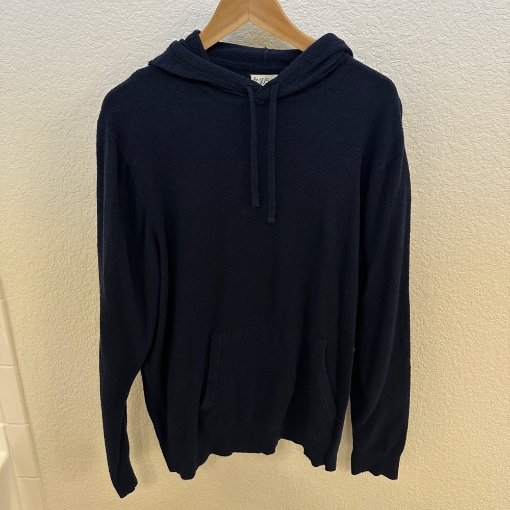 J.Crew Organic Cotton-blend Bouclé Hooded Pullover Sweater